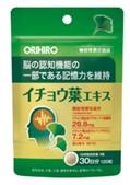 Экстракт гинкго билоба для улучшения памяти и функций мозга Orihiro Ginkgo Leaf Extract