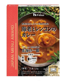 Премиальный карри с креветками и лотосом House Japan Menu Award Shrimp & Lotus Root Curry
