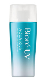 Абсолютный рекордсмен по невидимости: Biore UV Aqua Rich Watery Gel SPF50+ PA++++