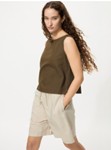 Льняные шорты свободного кроя Uniqlo Linen Blend Easy Short Pants