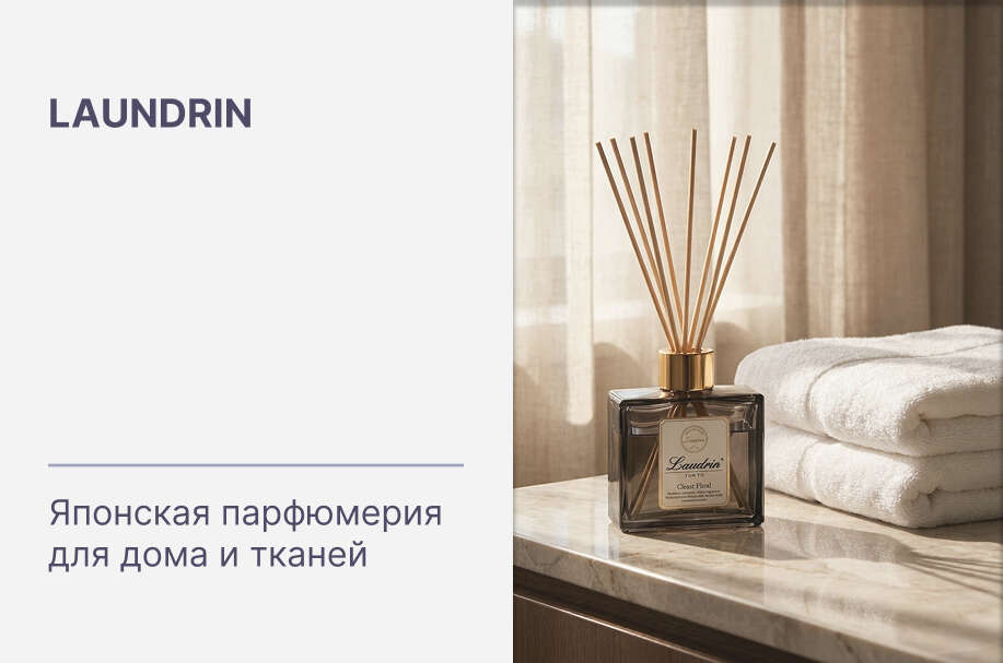Купить оригинальную японскую парфюмерия для дома и тканей Laundrin