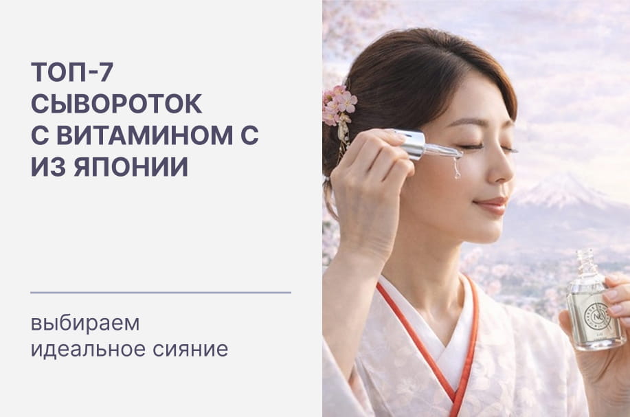 Топ-7 сывороток с витамином C из Японии: выбираем идеальное сияние