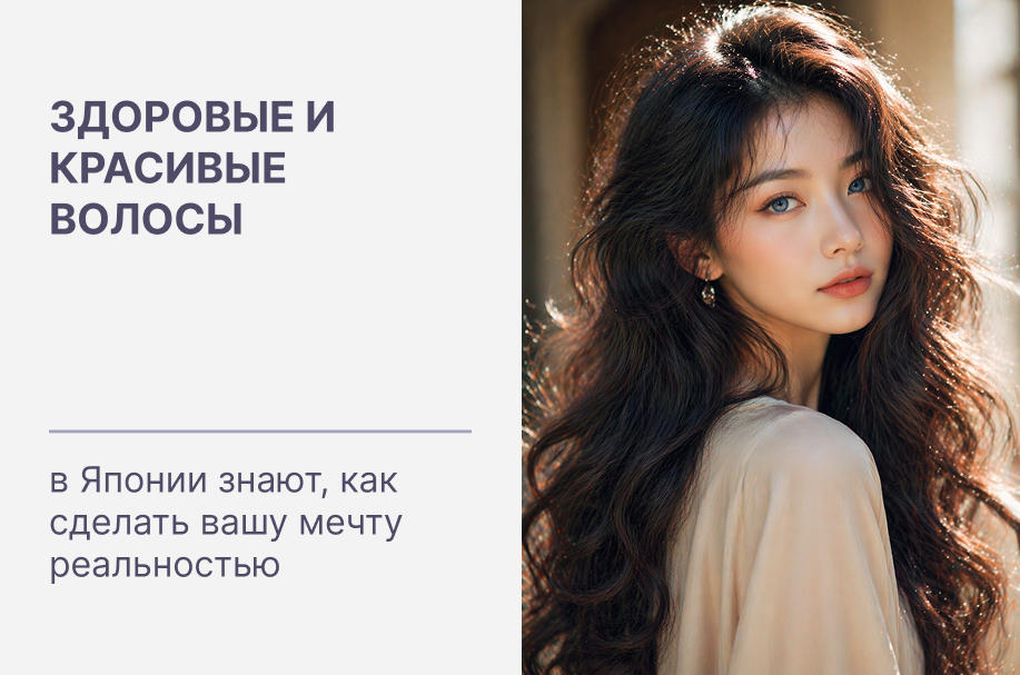 Здоровые и красивые волосы: в Японии знают, как сделать вашу мечту реальностью!