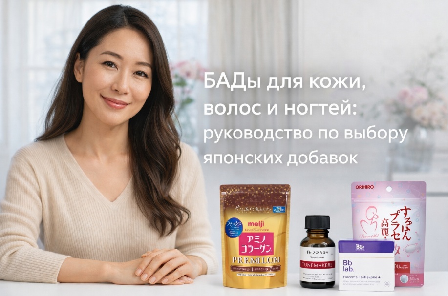 БАДы для кожи, волос и ногтей: исчерпывающее руководство по выбору японских добавок