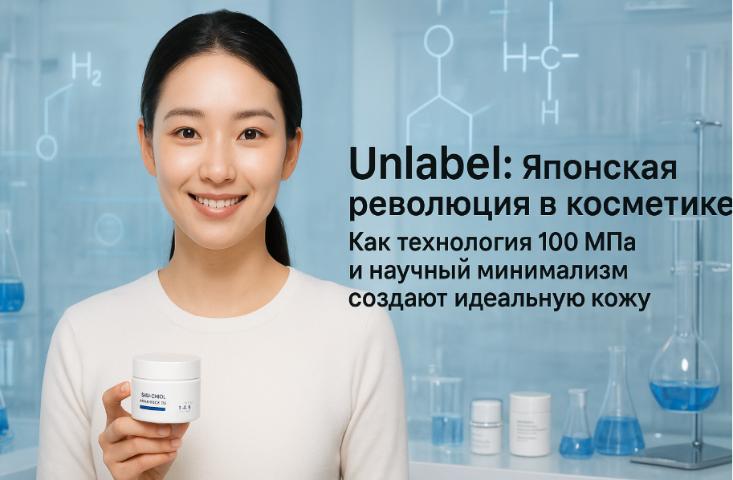 Unlabel: научный прорыв в косметологии. Как технология 100 МПа и минимализм создают идеальную кожу