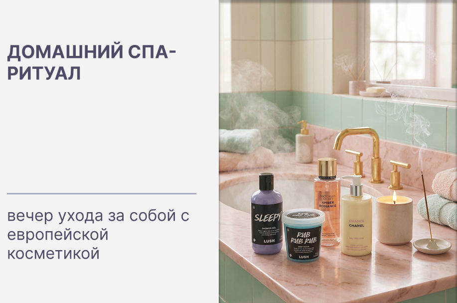 Домашний спа-ритуал по-японски: как устроить вечер ухода за собой с европейской косметикой