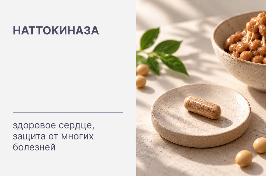 Наттокиназа: здоровое сердце, защита от многих болезней!