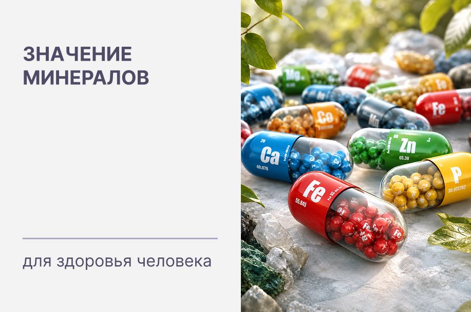 Значение минералов для здоровья человека