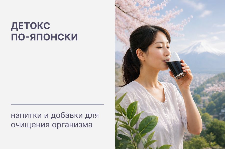 Детокс по-японски: напитки и добавки для очищения организма