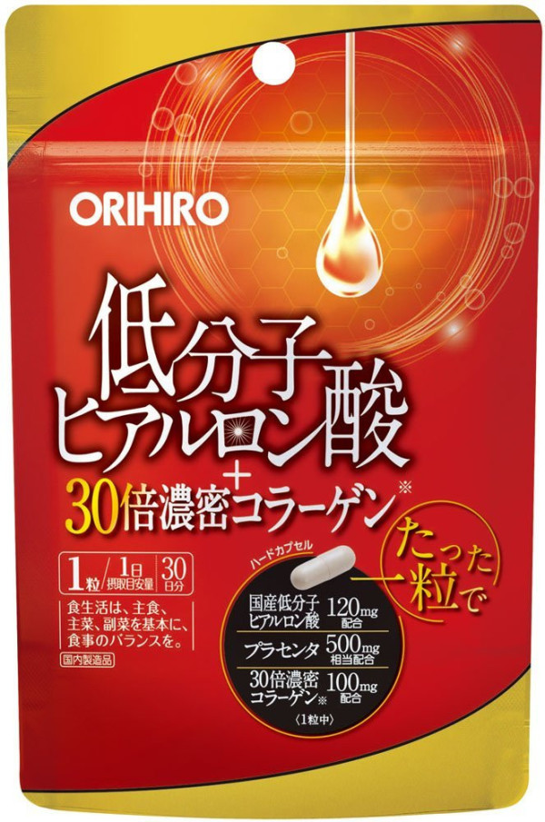 Комплекс с гиалуроновой кислотой и коллагеном для молодости кожи Orihiro Hyaluronic Acid & Collagen