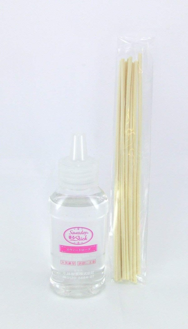 Натуральный ароматизатор для дома белая роза Kobayashi Stick Sweet Rose(сменный блок)