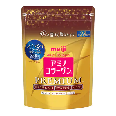 Амино-коллаген с церамидами для красоты кожи и здоровья суставов Meiji Amino Collagen Premium