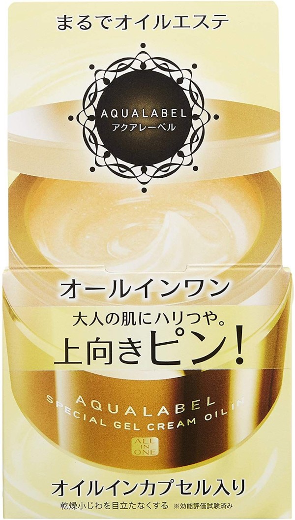Антивозрастной крем-гель с маслами Shiseido AQUALABEL Special Gel Cream Oil In Aging Care Type All-in-One