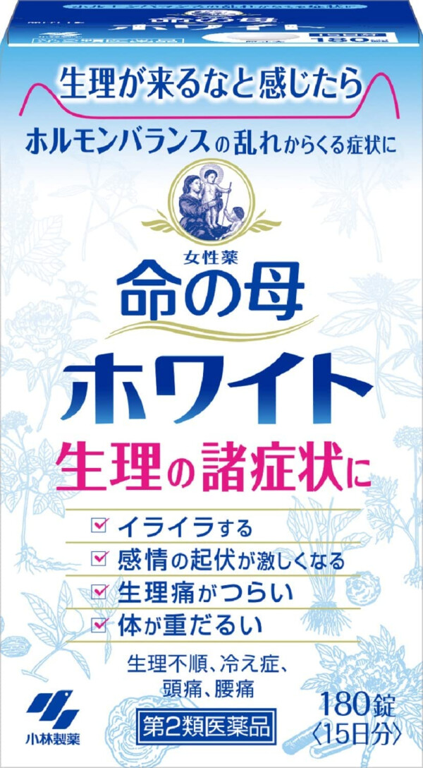 Комплекс для поддержания женского здоровья KOBAYASHI Мать жизни Inochi no Haha White от 20 до 40 лет