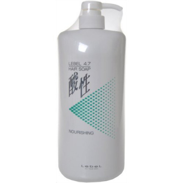 Увлажняющий шампунь Lebel 4.7 Acidic Hair Soap Nourishing для тонких и осветленных волос