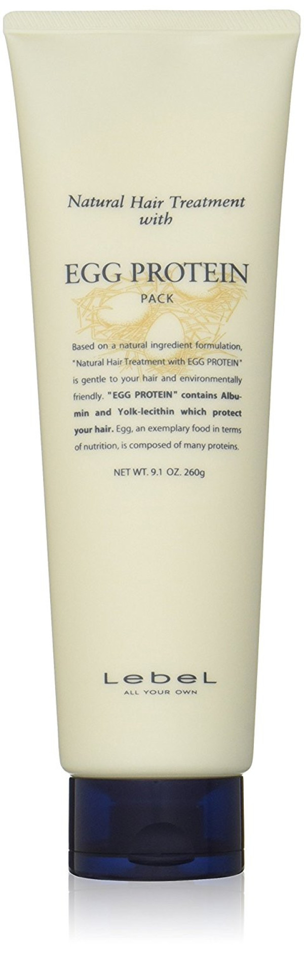 Питательная маска Lebel Natural Hair Treatment Egg Protein для поврежденных, сухих и слабых волос
