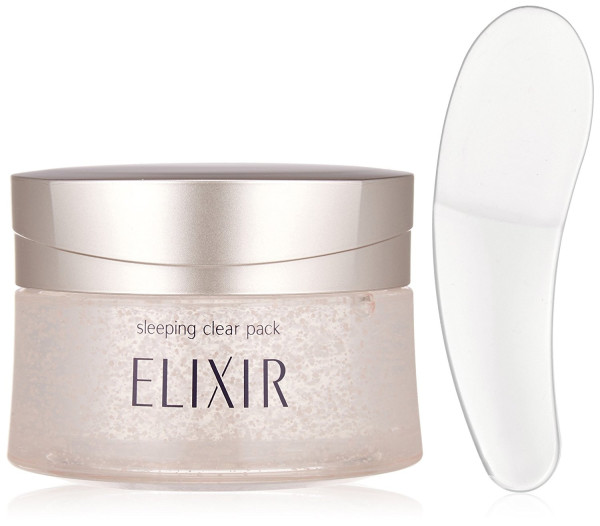 Отбеливающая ночная гель-маска для лица Shiseido Elixir Revitalizing Care Sleeping Clear pack