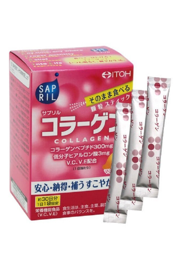 Быстрорастворимый напиток для упругости кожи с коллагеном ITOH Collagen