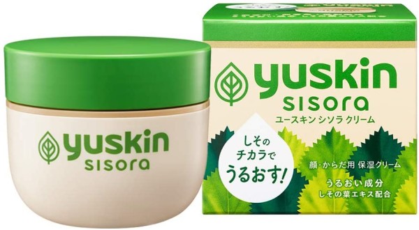 Увлажняющий крем для чувствительной, раздраженной кожи с экстрактом листьев периллы Yuskin Sisora Cream