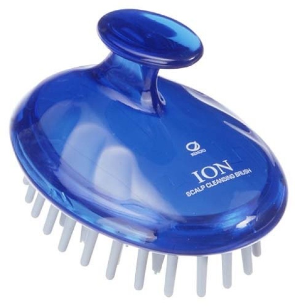 Массажная щётка IKEMOTO ION SCALP CLEANSING BRUSH для мытья волос и кожи головы