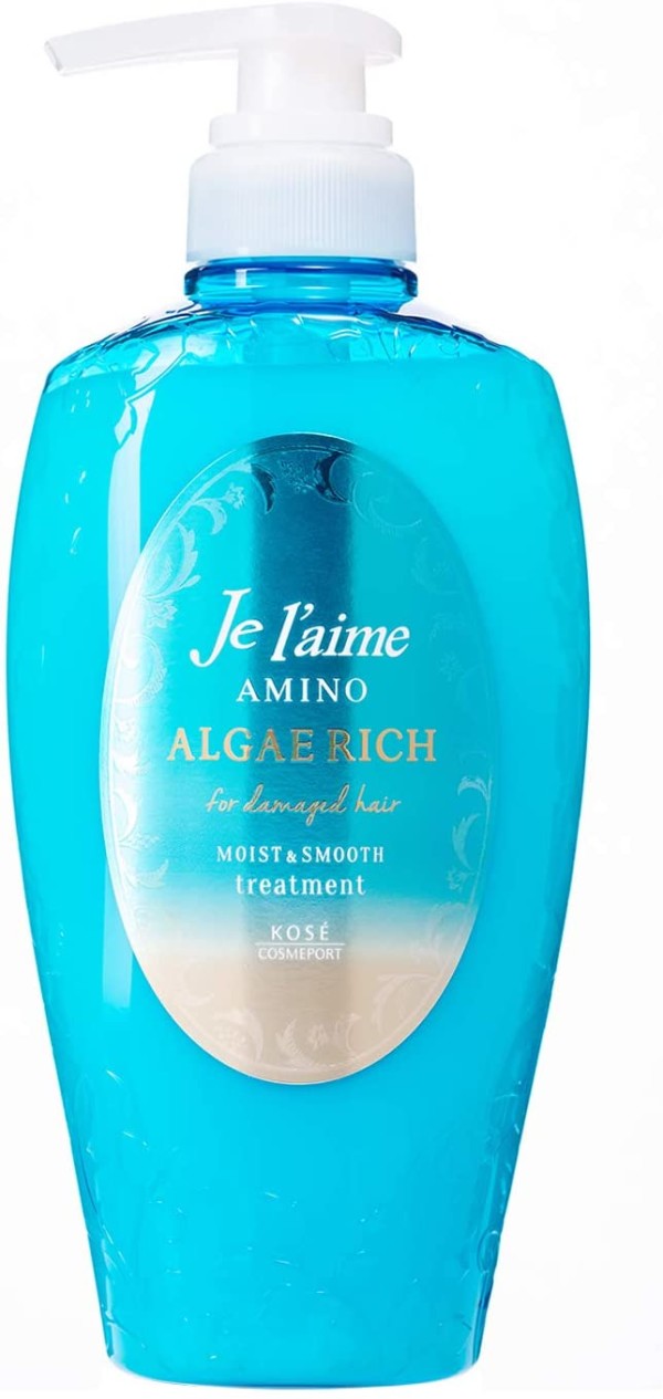 Бальзам с 18 видами аминокислотам для увлажнения и восстановления волос  Je l’aime Amino Algae Rich Treatment KOSE