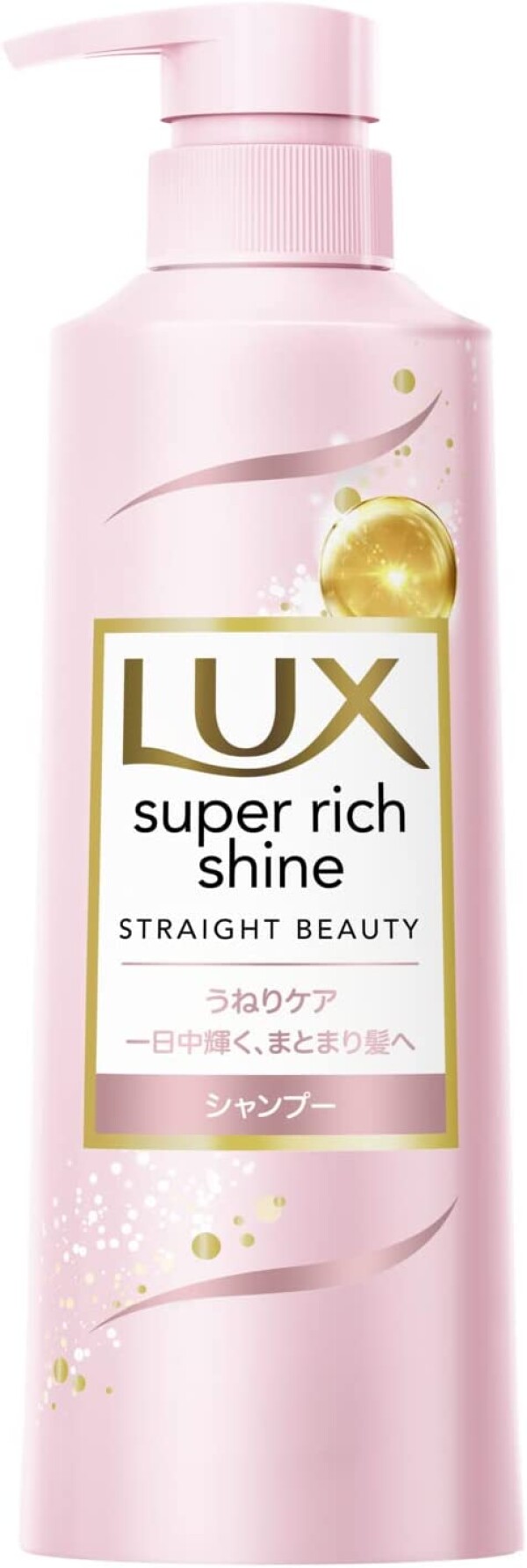 Шампунь для разглаживания волос Lux Super Rich Shine Straight & Beauty Shampoo