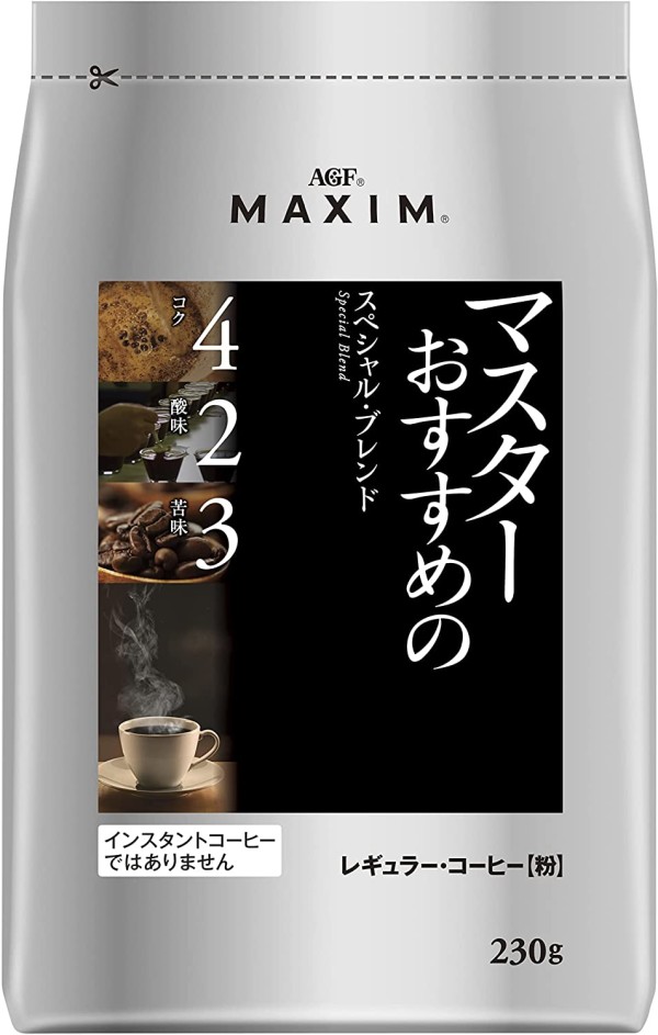 Натуральный молотый кофе AGF Maxim Regular Coffee Master Recommended Special Blend