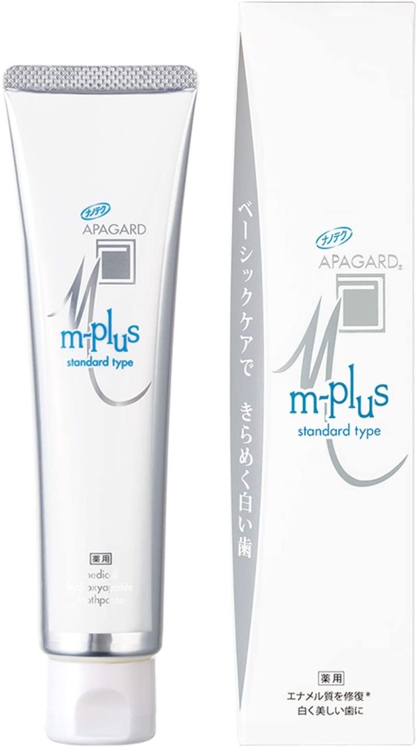 Отбеливающая зубная паста для профилактики кариеса Apagard m-plus Whitening Caries Prevention Toothpaste Standard Type