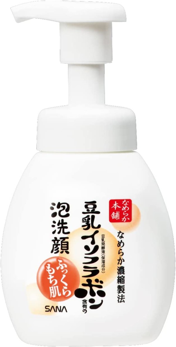Мягкая пенка для глубокого очищения кожи Nameraka Honpo Foam Face Wash