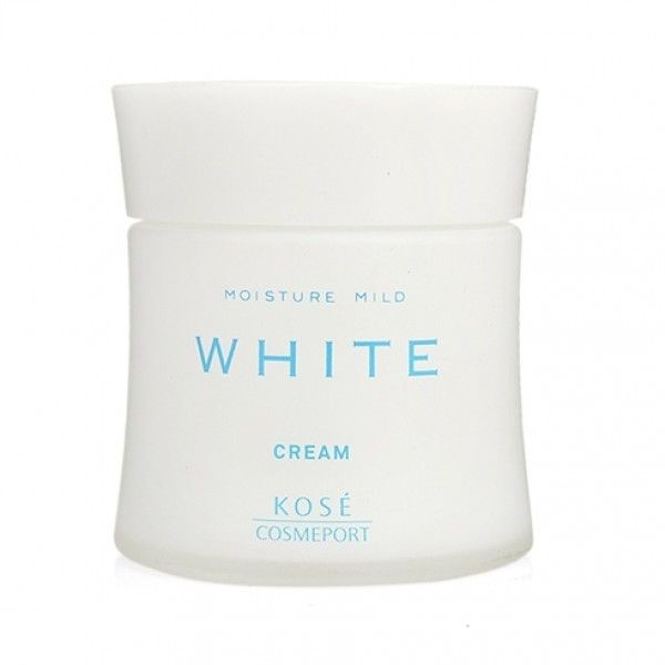 Осветляющий и увлажняющий крем с коллагеном и маточным молочком Kose Moisture Mild White Cream