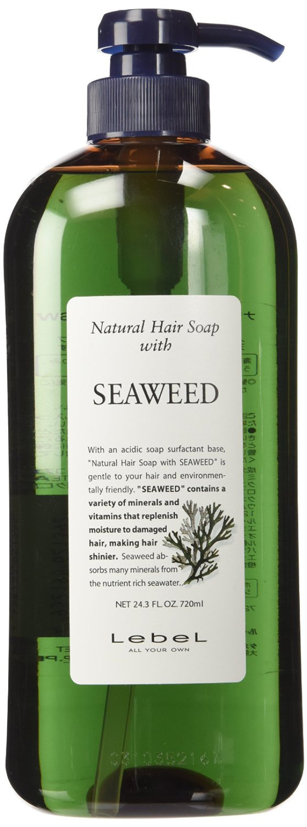 Шампунь на растительной основе LebeL Natural Hair Soap SEAWEED с экстрактом морских водорослей
