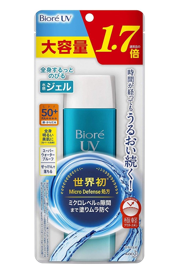 Солнцезащитный гель Biore UV AQUA Rich Watery Gel SPF50 +