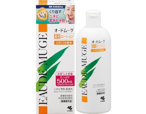 Очищающий лосьон при акне и угревой сыпи Kobayashi Pharmaceutical Eaude Muge Medicated Lotion