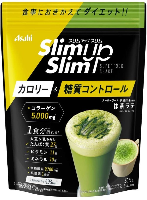 Протеиновый коктейль со вкусом матча Slim Up Slim ASAHI Matcha Latte