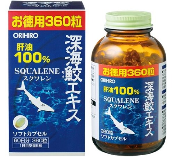 100% сквален из печени акулы для иммунитета Orihiro Squalene на 60 дней