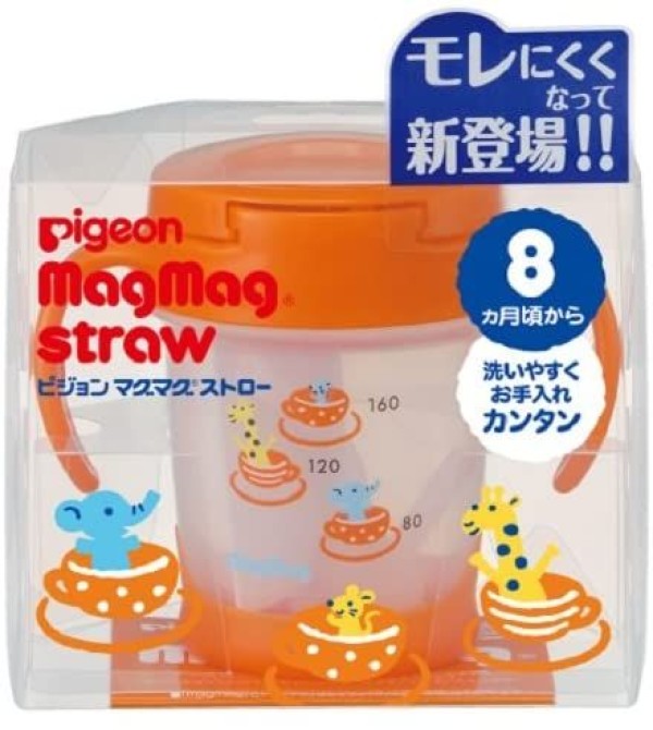Поилка с трубочкой Pigeon Mag Mag Straw 8+