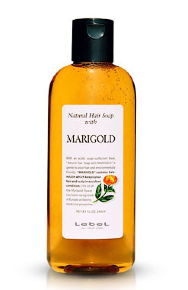 Шампунь для жирных волос с экстрактом календулы Lebel Natural Hair Soap with Marigold
