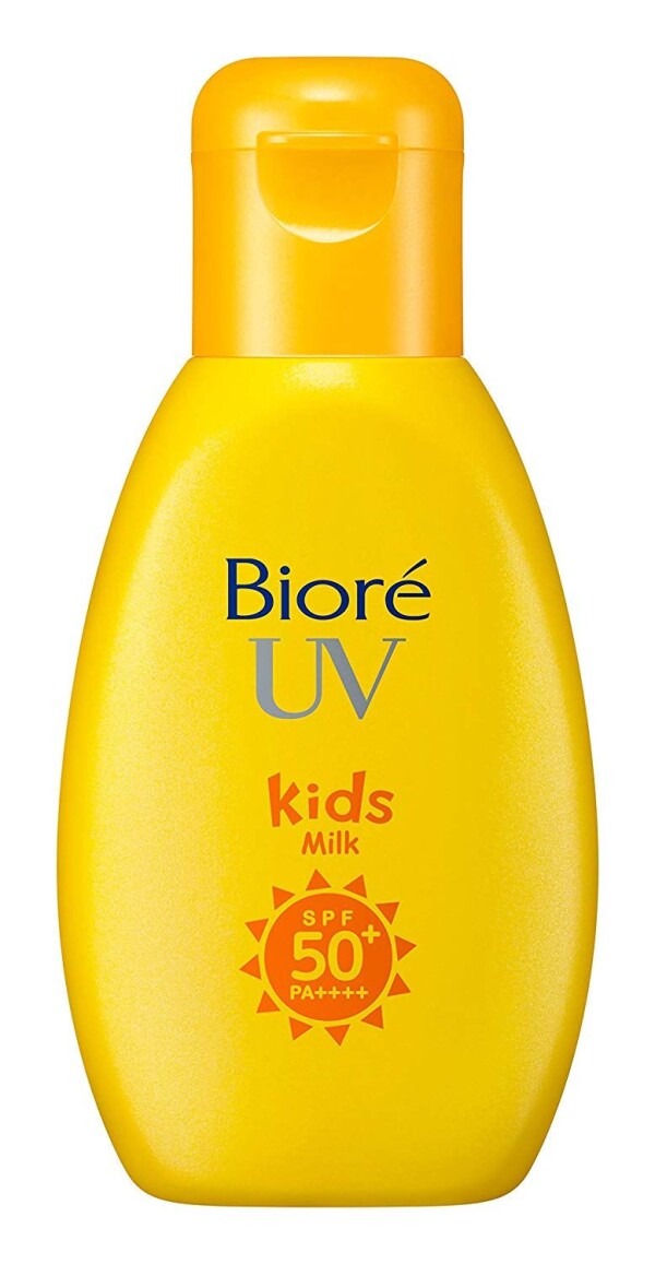 Детское солнцезащитное молочко KAO Biore UV Kids Milk SPF 50+/PA++++