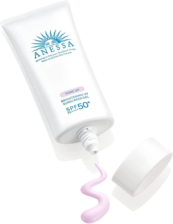 Отбеливающий санскрин для лица Shiseido ANESSA Whitening UV Sunscreen Gel (quasi-drug) SPF50+ PA++++