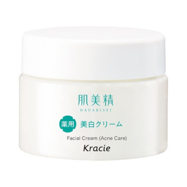 Лечебный отбеливающий крем против акне у взрослых Kracie Hadabisei Medicinal Whitening Cream for Adult Acne