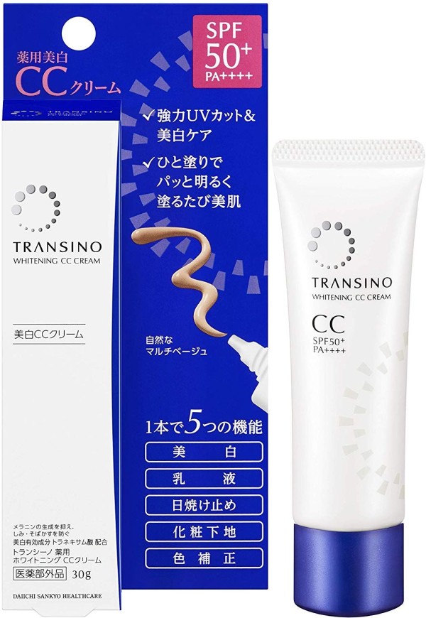 Солнцезащитный СС крем Transino Whitening CC Cream SPF50 + PA++++