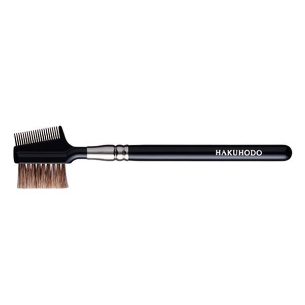 Кисть для бровей HAKUHODO Brow Comb Brush Black B030      