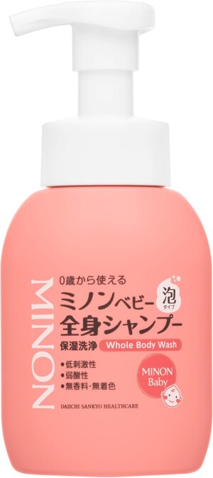 Детский шампунь для мягкого очищения и защиты кожи Daiichi-Sankyo MINON Baby Shampoo