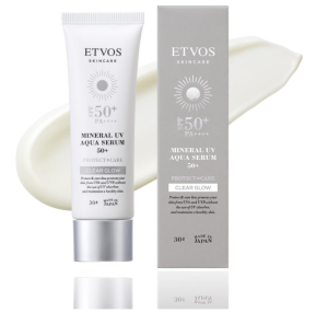 Интенсивная солнцезащитная сыворотка для чувствительной кожи ETVOS Mineral UV Aqua Serum 50+ SPF50+ PA++++