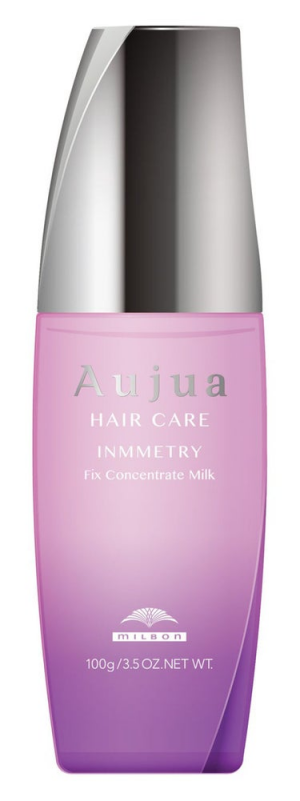 Молочко-концентрат для защиты и смягчения поврежденных волос Milbon Aujua INMMETRY Fix Concentrate Milk