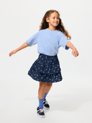 Детская юбка-шорты с цветочным принтом Uniqlo GIRLS Jersey Mini Skort Flower