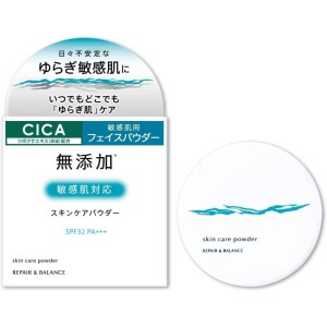 Пудра для чувствительной кожей с CICA Meishoku Repair & Balance Skin Care Powder SPF32 PA+++