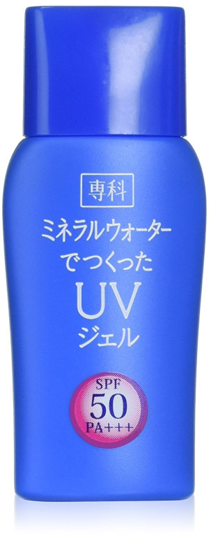 Солнцезащитный гель Shiseido Senka Mineral Water UV Sunscreen Gel SPF50 PA+++                          