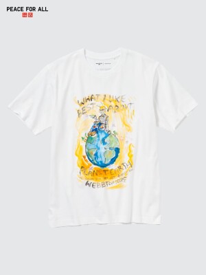 Футболка из коллекции «PEACE FOR ALL / Francesco Risso» Uniqlo PEACE FOR ALL T-Shirt Francesco Risso