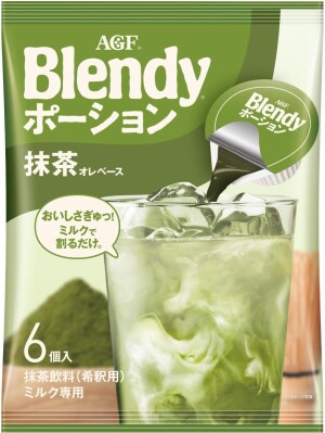Концентрированная основа для матча-латте в порционных капсулах AGF Blendy Portion Matcha Au Lait Base